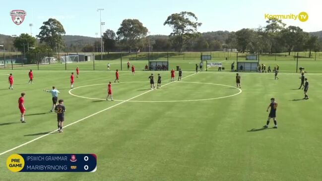 Replay: Bill Turner Football National Finals Series Day 1 - Ipswich Grammar School v Maribyrnong Secondary College (Cup semi-final)