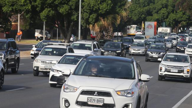 Traffic on Anzac Highway, Adelaide. Picture: Dean Martin