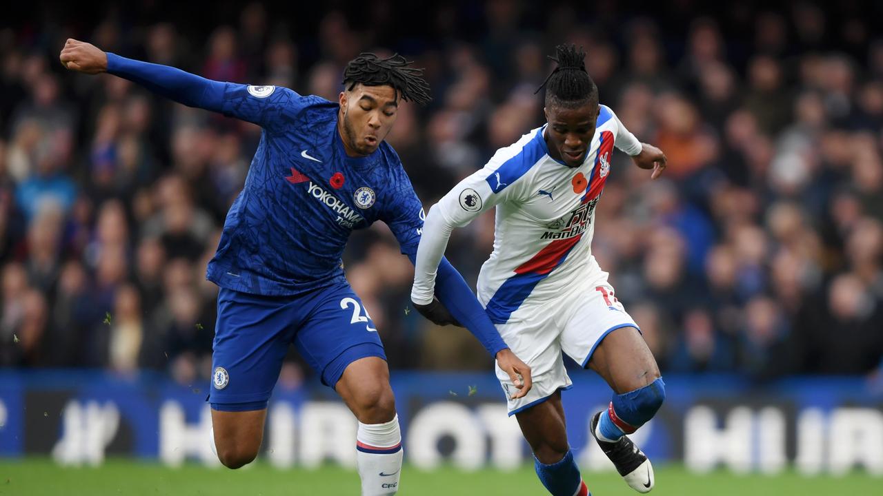 Chelsea youngster Reece James got the better of Wilfried Zaha — and the Blues fans let him know about it