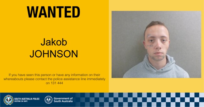 Wanted man Jakob Johnson. Picture: SA Police