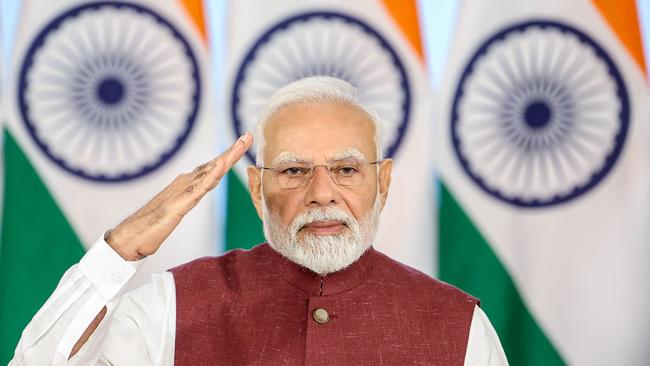 ‘India will not tolerate any nuclear blackmail,’ Prime Minister Narendra Modi told Indians on Monday. Picture: Indian Press Information Bureau/AFP