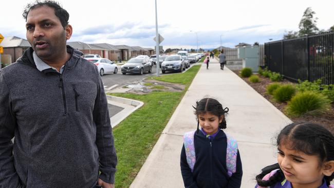 Parents face uncertainty around pick-ups when school returns. Picture: Penny Stephens