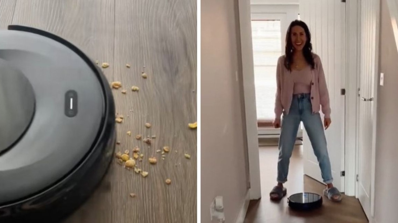 Save a massive $300 on eufy Clean Robovac L60 SES this week at The Good Guys. Picture: TikTok/@eufyhome US