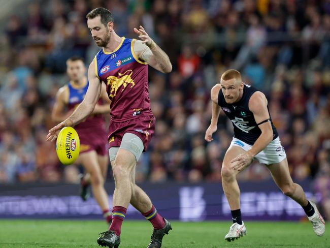 Will Brisbane’s Darcy Gardiner retain his spot after a star turn in the preliminary final? Picture: Russell Freeman/AFL Photos via Getty Images