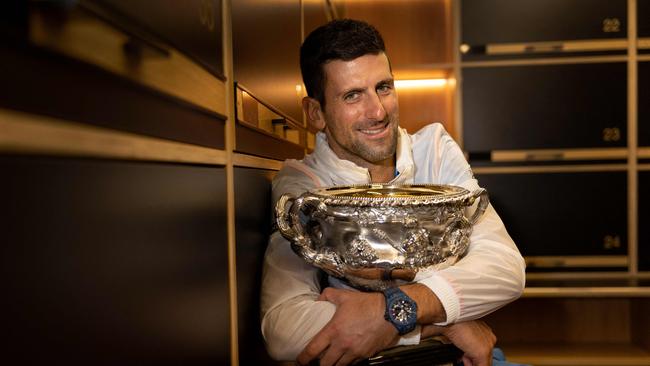 Novak has broken another record. Photo by FIONA HAMILTON / TENNIS AUSTRALIA / AFP