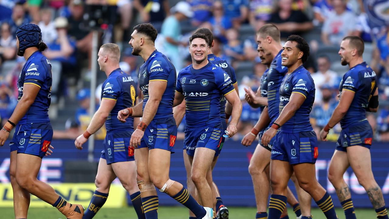 Mitch Moses was limited against the Bulldogs but has been cleared to play. Picture: Brendon Thorne/Getty Images