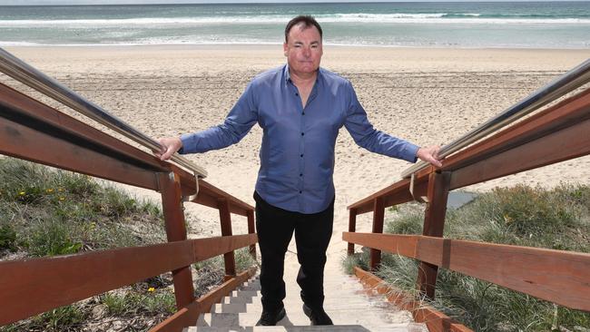 Bali bombing survivor Andrew Csabi at his Main Beach home reflecting on that fateful night 20 years ago. Picture Glenn Hampson