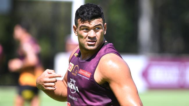 Yes you! David Fifita is a favourite of Origin legend Justin Hodges. Picture: John Gass