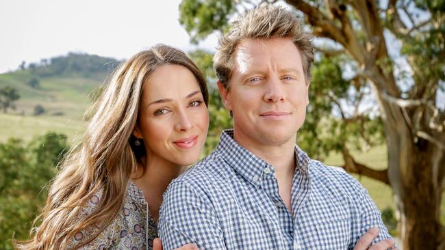 Scott and Liz Pape have three young children aged 5, 2, and 5 months. Picture: Nicole Cleary