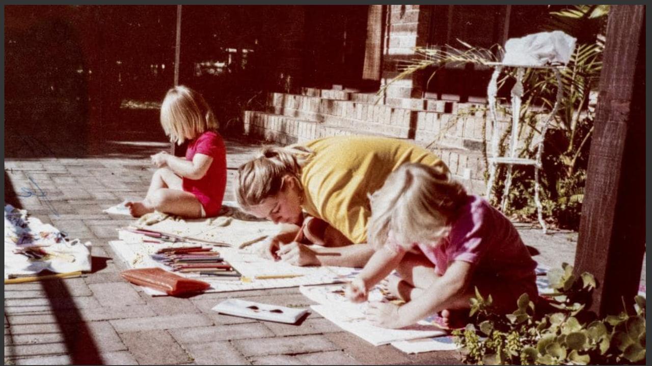 In 1980, Chris began a secret affair with Joanne Curtis, 16, his student, soon after introducing her to his family as the babysitter. In 1981, Joanne, pictured centre, moved in with the Dawsons at Bayview. Picture: Supplied