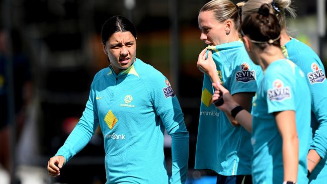 The Matildas are looking forward to having Sam Kerr back. Picture: Bradley Kanaris/Getty Images