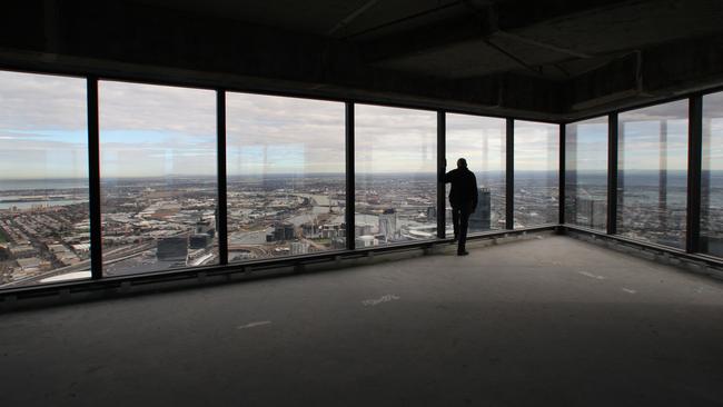 The couple still own the last remaining empty shell inside the Eureka Tower and have plans to develop it.