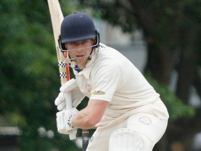 Premier Cricket: St Kilda v Frankston Peninsula. Frankston Peninsula batter Ryan Hammel. Picture: Valeriu Campan