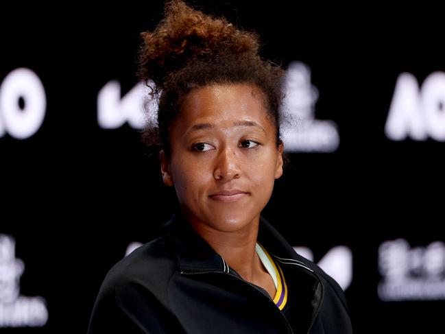 Naomi Osaka ha spoken about the wildfires in Los Angeles. (Photo by MORGAN HANCOCK / TENNIS AUSTRALIA / AFP)