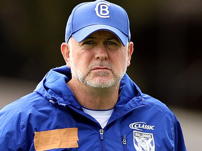 Coach Dean Pay during Canterbury-Bankstown Bulldogs at Belmore Sportsground. Picture. Phil Hillyard