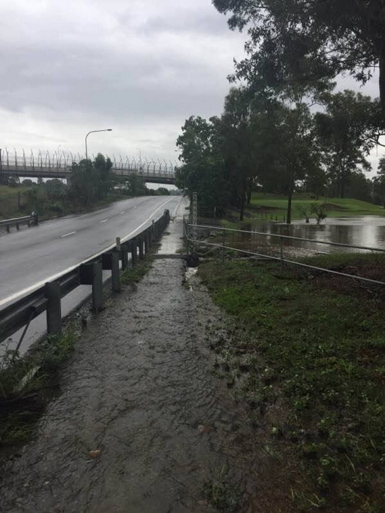 Wilruna Street near Gailes Golf Course, about 11am. Picture: Jo McGregor