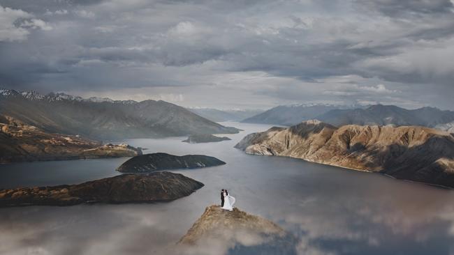 The Best of the Best 2018: The best destination wedding photos of the year. From over 5000 submissions here are the winners... Hendra Lesmana _ Cheese N Click Photography _ Roy's Peak, New Zealand