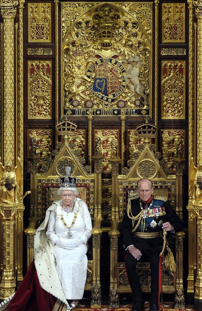 It’s doubtful the Queen and Prince Philip will want to roll out the red carpet for the new President considering his comments on their family in the past. Picture: Carl Court / WPA Pool / Getty Images