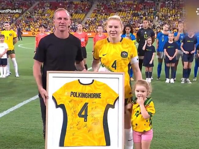 Darren Lockyer honours retiring Matildas great Clare Polkinghorne