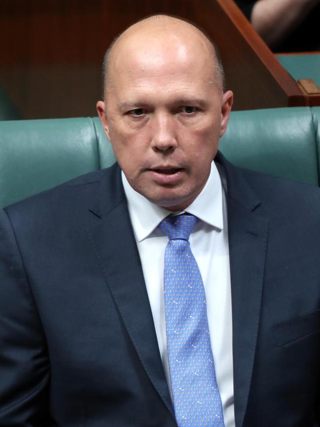 Home Affairs Minister Peter Dutton. Picture Gary Ramage