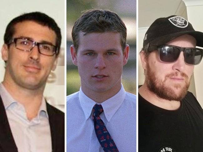 Three SA sports people who were in court. Pictures: File, supplied