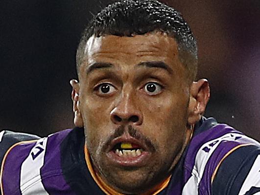 MELBOURNE, AUSTRALIA - SEPTEMBER 21: Josh Addo-Carr of the Storm in action during the NRL Semi Final match between the Melbourne Storm and the Parramatta Eels at AAMI Park on September 21, 2019 in Melbourne, Australia. (Photo by Daniel Pockett/Getty Images)