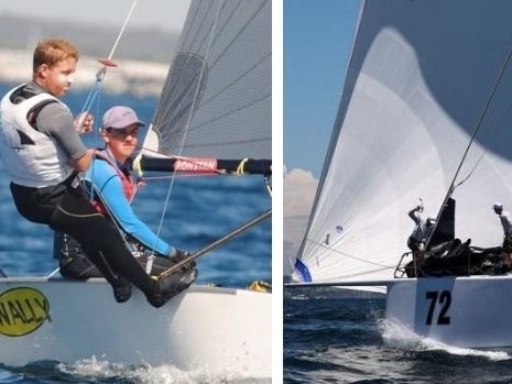 Wet and wild! Sailor in the firing line in Sydney to Hobart race