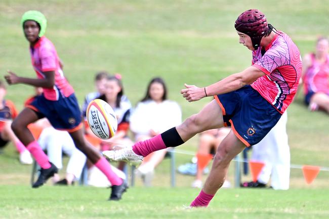 TAS First XV schoolboy rugby union between WestMAC College and St Paul’s. Picture, John Gass