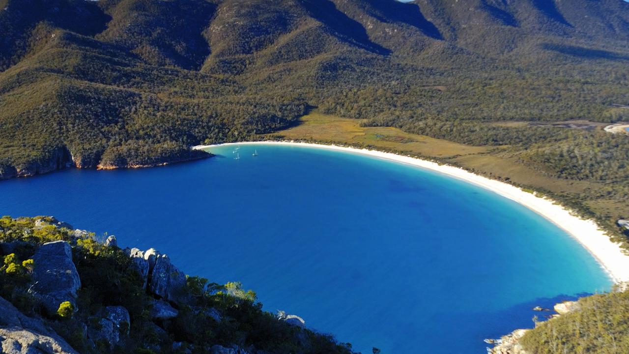 The beach only accessible by 1000 steps