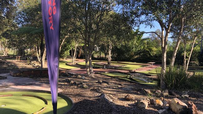 The current 18-hole minigolf course at the Golf Paradise driving range will be replaced as part of the redevelopment plans. Picture: Jim O'Rourke