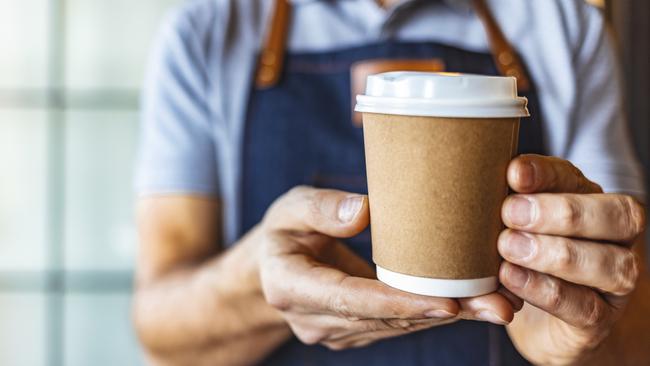 Drinking three or four cups of coffee a day may be linked with a reduced risk of mouth and throat cancer, a study has suggested. Picture: iStock