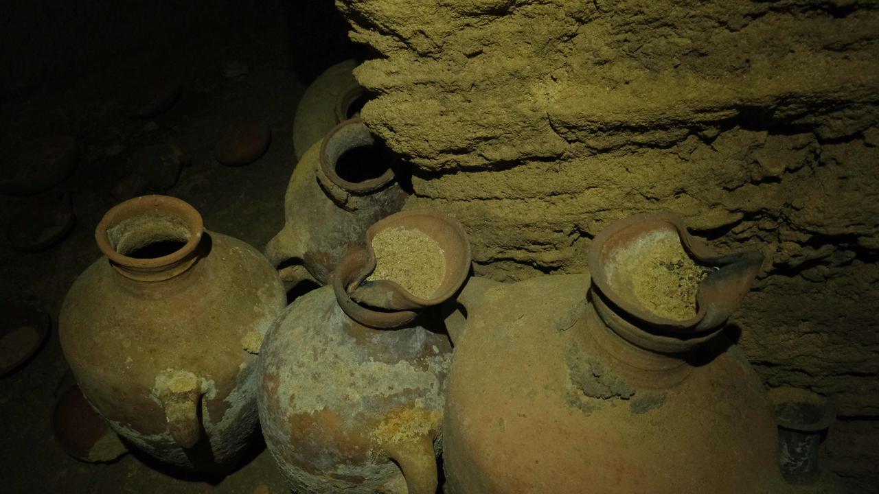 It’s said to feel like something from an Indiana Jones movie. Picture: Emil Aladjem/Israeli Antiquities Authority/AFP