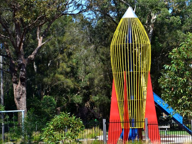 The rocket has been a feature of the park for decades. Picture: Facebook