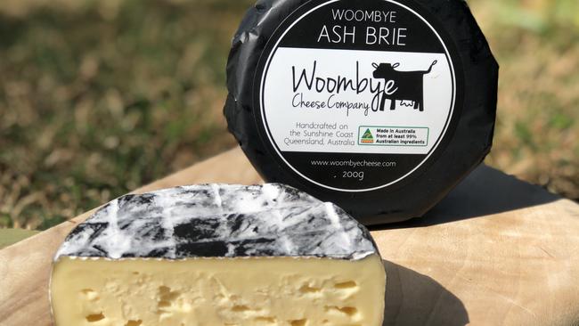 Woombye Cheese Company's award-winning Ash brie. Picture: contributed