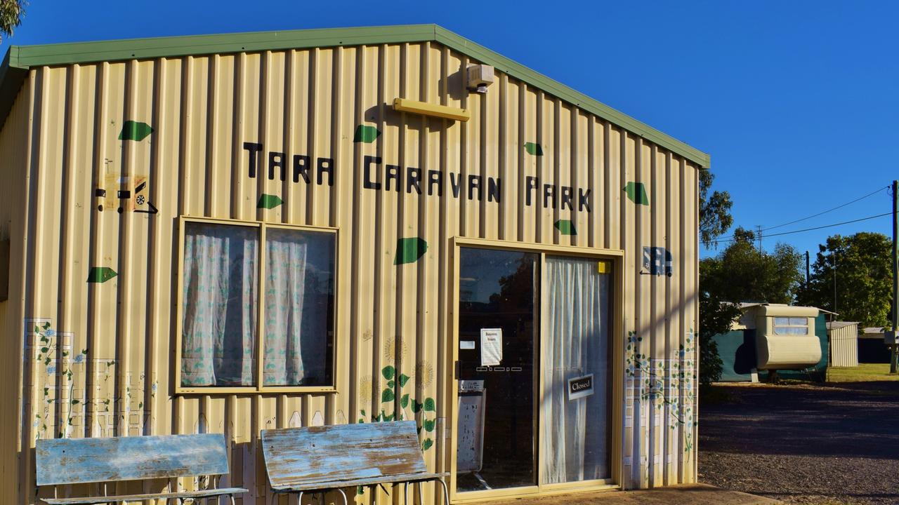 CLOSED: It's the end of an era for the Tara Caravan Park as Margie and Ray Read close their doors after 31-years of management. Pic: Peta McEachern