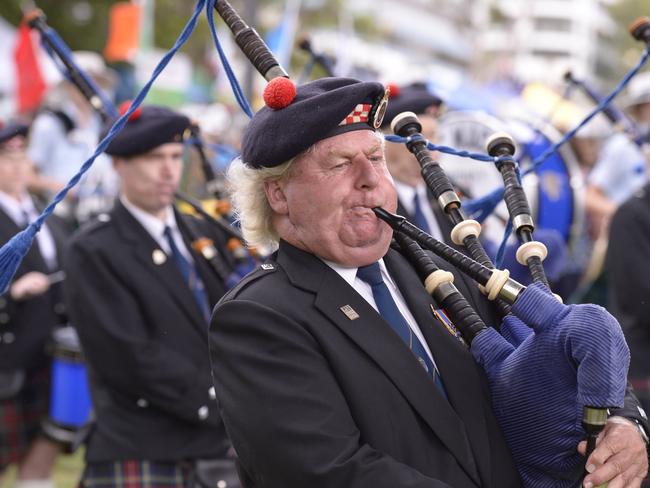 Pipe bands will feature in the 26th Annual Celtic Festival on Australia Day. Picture: David Swift