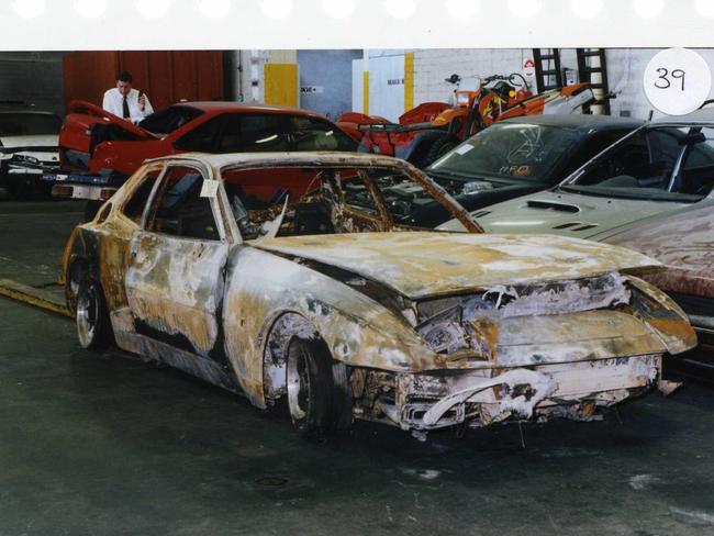 Missing Brunswick man Nick Falos’s torched Porsche was found in the Yarra Ranges 15 years ago. .