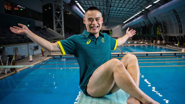 Shixin Li is hoping to make his mark in the 3m springboard in Tokyo.