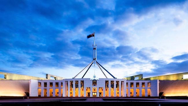 Politicians criticising the actions of others are 'in cowards castle most of the time'. Picture: facebook.com/ParliamentHouseCanberra