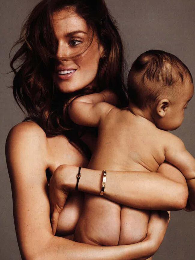 Australian model Nicole Trunfio in the Australian edition of Elle Magazine. Picture: Elle Magazine