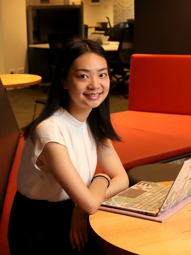 Students at UNSW must pre-book a desk at the university’s library. Picture: Stuart McEvoy