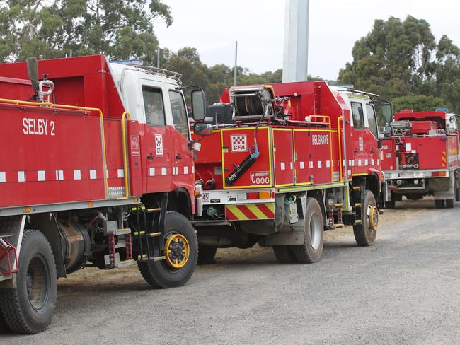 Ms Allan said well over 1000 firefighters were battling the blaze overnight. Picture: David Crosling