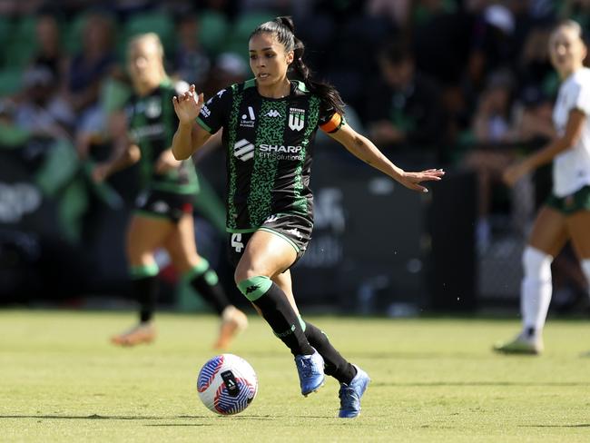 Sawicki was enjoying retirement until a random text which has ultimately seen her come to Australia to play the A-League Women’s competition. Picture: Martin Keep/Getty Images