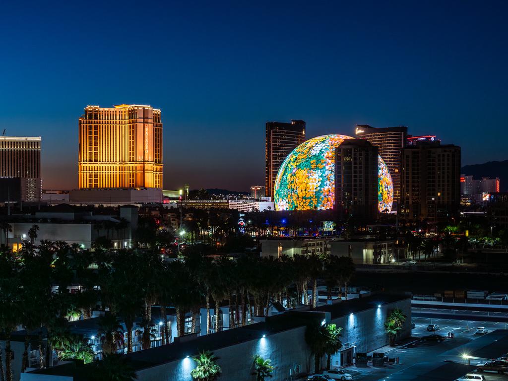 The Sphere is a state of the art venue and has taken over the Las Vegas skyline. Picture: Getty Images