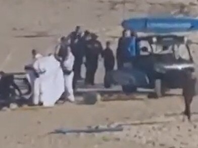 Several emergency responders are on the scene at Sydney’s iconic Bondi Beach where its believed a woman was pulled from the water.