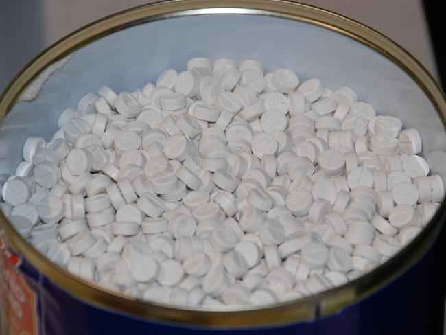 The bust kept millions of ecstasy pills off the streets. Picture: Australian Federal Police