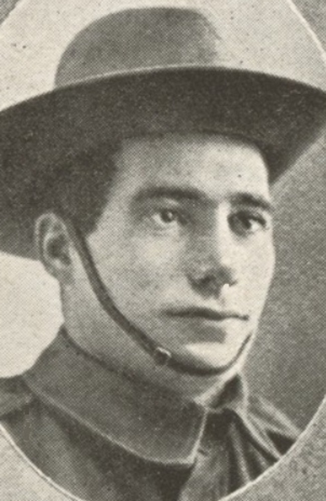 Private Charles Cecil Amiott. Picture: Virtual War Memorial Australia