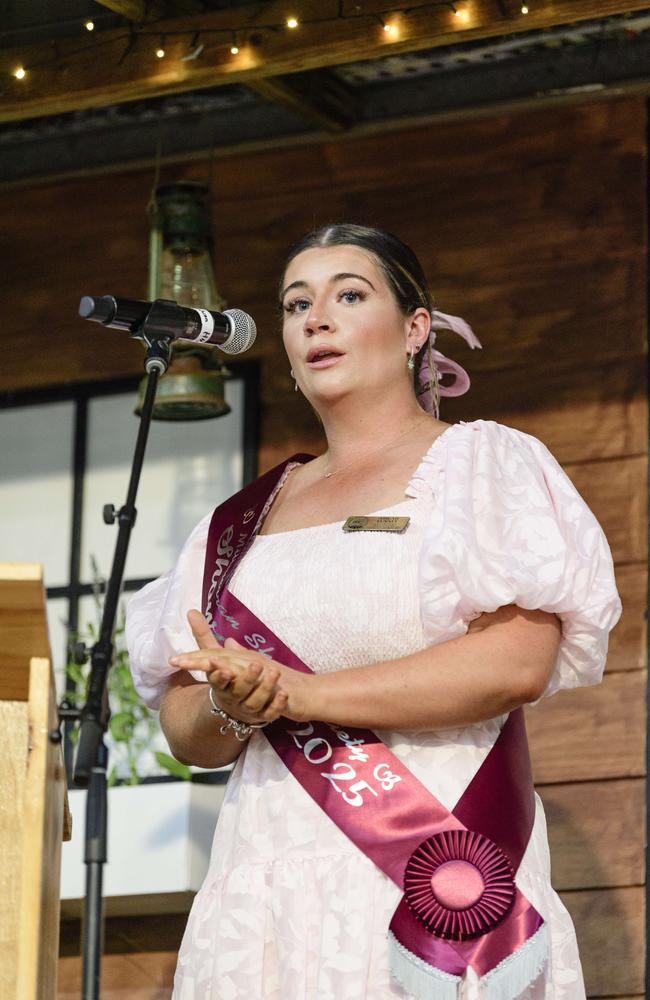 Darling Downs Showgirl announcement at the People First Bank Toowoomba Royal Show, Saturday, March 29, 2025. Picture: Kevin Farmer
