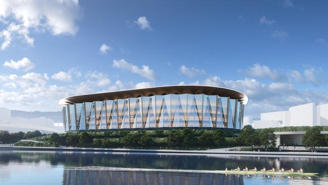 The proposed Riverbank West arena. Picture: Supplied