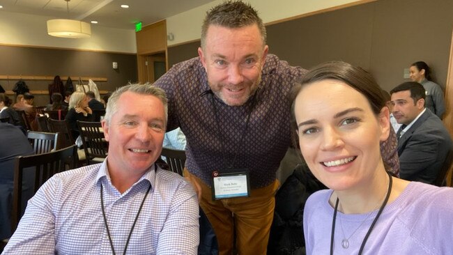 Paul Green and Mark Beitz at Harvard Business School in 2019.